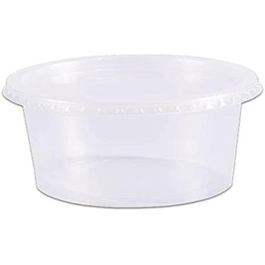 Imagem de Pote Descartável, Prafesta, 500 ml, Redondo, Com Tampa, Pacote com 24 Unidades