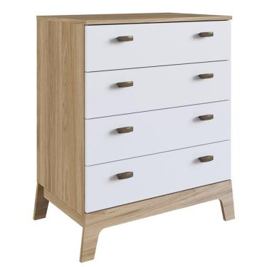 Imagem de Cômoda Infantil 4 Gavetas 71cm 003 Itapuã/Branco - Completa Móveis