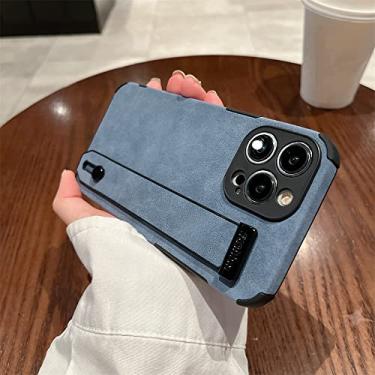 Imagem de Capa de pulseira de couro de luxo para iPhone 14 13 12 11 Mini Pro XS Max XR X 8 7 Plus Bumper Capa Original Capa, Azul, Para 7 Plus, 8Plus