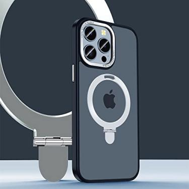 Imagem de Magnético para iPhone14 13Pro Max capa para celular com suporte anti-queda com tudo incluído capa para celular, T5, para iPhone 13