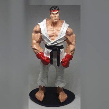 Guile Street Fighter Boneco Colecionável Resina