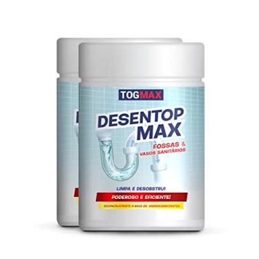 Imagem de Kit 2Und Desentop Max 250g Limpa Fossa Séptica E Caixa De Gordura Togmax