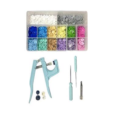 Imagem de Alicate Pregar Botão Pressão Ritas Tic Tac Box C/ 280 Botões Ritas 12mm