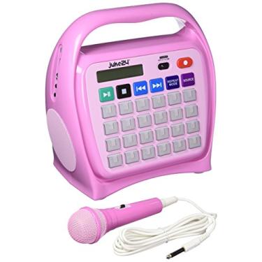 Imagem de Juke24 - Portable, Digital Jukebox with CD Player and Karaoke Function - Pink