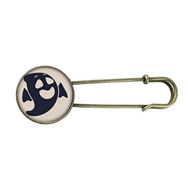 Imagem de Pingente de broche de metal retrô Ghost Full Laugh of Hallowmas