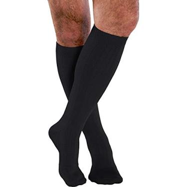 Imagem de Meia 3/4 Masculina Actitud 190B 15-20 Mmhg Sigvaris Preto Médio