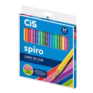 Imagem de CIS SPIRO Lápis de Cor - Estojo com 24 cores - Multicolorido