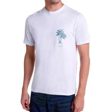 Imagem de Camiseta John John Masculina Rx Warm Palm Branca-Masculino