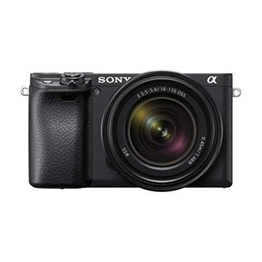Imagem de Sony Alpha 6400 | Câmera sem espelho APS-C com lente de zoom de potência Sony 16-50 mm f/3.5-5.6 (foco automático rápido 0.02s 24,2 megapixels, gravação de filme 4K, tela flip para vlogging)
