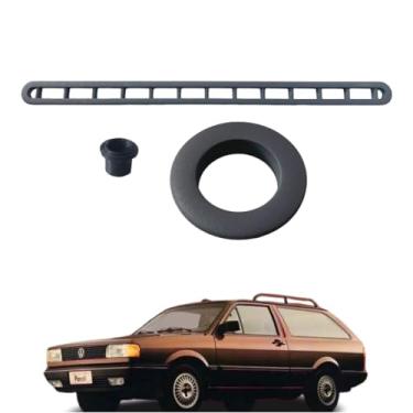 Imagem de Kit Acabamento da Ombreira Gol Saveiro Parati Voyage Quadrado GL GLS GTS GTi Cinza
