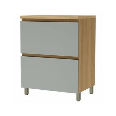Imagem de Balcão Nesher Rainha em MDF 15mm com 1 Porta, 1 Gaveta e 1 Prateleira - 70cm de largura