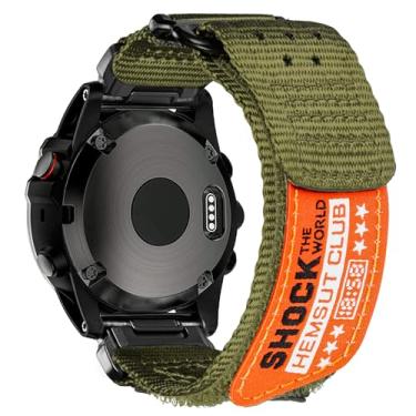Imagem de Pulseira de relógio de nylon macio de 22 mm para Garmin Fenix 8 de 47 mm, Fenix 7/7 Pro, Fenix 5/5 Plus/6/6 Pro, Instinct/2/3 de 45 mm, Forerunner 935/945/965