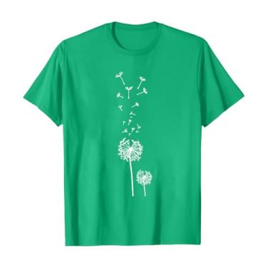 Imagem de Camisetas femininas fofas gola redonda girassol flores silvestres estampa casual camiseta colorida blusa manga longa, Verde, G