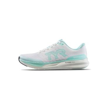 Imagem de TYR SR11145.5 Tempo Runner WHT/Aqua 5.5
