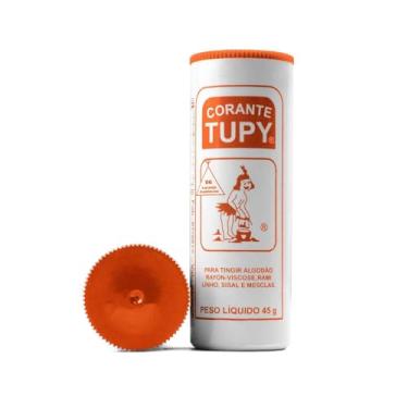 Imagem de Corante Para Tingir Tecidos Roupa Artesanato 45g Tupy (Laranja California)