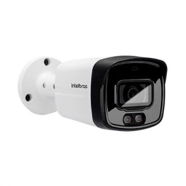 Imagem de Câmera Bullet alertas visuais e sonoros com microfone Full Color+ inteligente 2.8mm 112º VHD 5240 Dual Color +