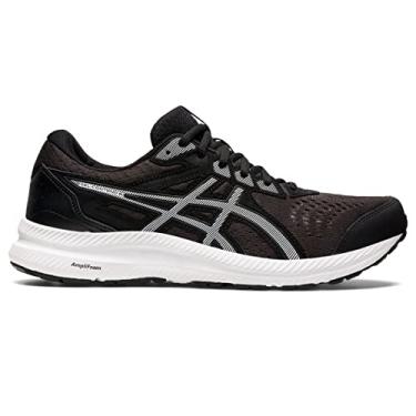 Imagem de ASICS T nis de corrida masculino Gel-Contend 8, Preto/branco, 9 X-Wide