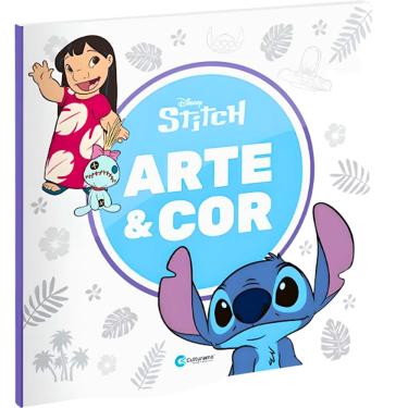 Imagem de Livro Infantil Colorir Arte e Cor Disney Stitch Culturama