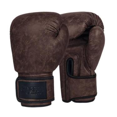 Imagem de rockible Luvas de boxe para adultos, luvas de treinamento de boxe, luvas de soco, luvas de sparring para MMA, kickboxing, luta, treino em casa, academia, Castanho Escuro 10oz