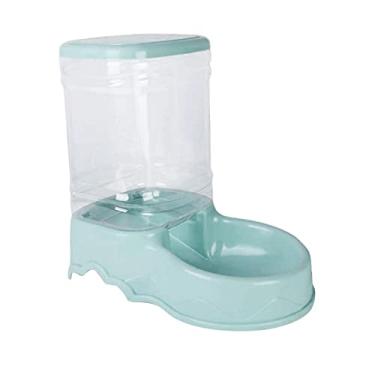 Imagem de Baoblaze Alimentador Automático para Animais de Estimação 3,5L Alimentador para Cães de Gato Dispensador de Alimentos para Animais Bebedor Bebedor para Gatos Cães Animais - Alimentador Azul