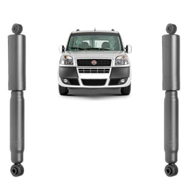 Imagem de Amortecedor Traseiro Esquerdo + Direito Fiat Doblo 2001 A 2020 Nakata,