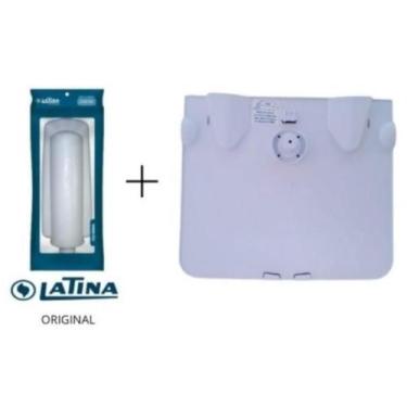 Imagem de Kit Suporte Tampa Encaixe + Filtro P335 Purificador Latina