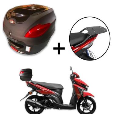 Imagem de Baú 41 litros Awa Proos com Bagageiro para NEO 125 2016-2023, Preto Br