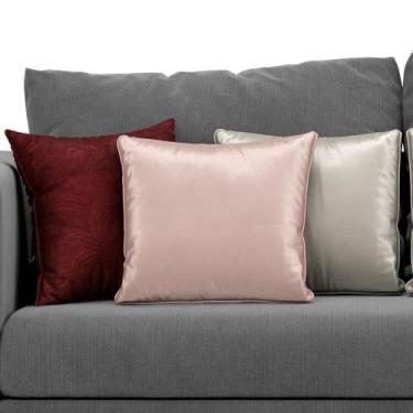 Imagem de Kit com 3 Capas Luxuosas para Almofadas Várias Cores 44x44 - ARADECOR,