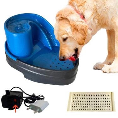 Imagem de Fonte De água Para Cães & Gatos Bebedouro  Cascasta 1 Queda  Lançament