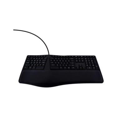 Imagem de Teclado Ergonômico com Fio USB ABNT2  GT - Goldentec Acessórios