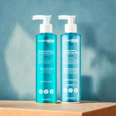 Imagem de Kit Skincare Sabonete + Esfoliante Facial Espuma Cremosa com Aloe Vera e Pró Vitamina B5 240ml-Dermachemm