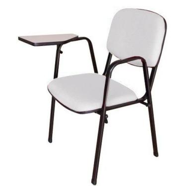 Imagem de Cadeira Universitária para Auditórios Linha Hotel Branco - Design Offi