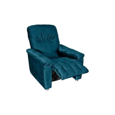 Imagem de Poltrona do Papai Reclinável Virtus Petróleo Matrix