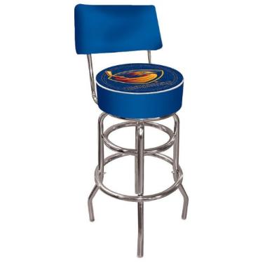 Imagem de NHL Atlanta Thrashers Banco de bar acolchoado com costas