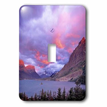 Imagem de 3D Rose lsp_91922_1 Wild Goose Island in Glacier National Park in Montana-US27 CHA1958-Chuck Haney-Interruptor único, multicolorido