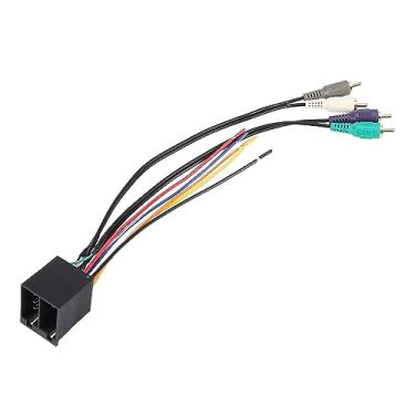 Imagem de X AUTOHAUX 70-1786 Leitor de CD estéreo de carro, fiação adaptador de rádio, plugue de instalação para Audi A6 2000-2003