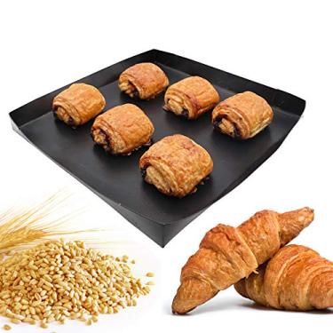 Imagem de Firsmat Solid Cooking Basket, BBQ Basket,Non Stick PTFE Toaster Baking Tray For Speed Ovens,Quick oven Basket Tray for Chips Chicken Wings Bread Heating