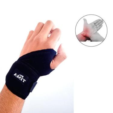 Imagem de Munhequeira Tensor Protetor De Punhos Mão Pulso Original 1un - TIMA