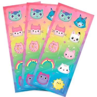 Imagem de Adesivo Quadrado - Festa A Casa Magica da Gabby - 30 unidades - FestCo