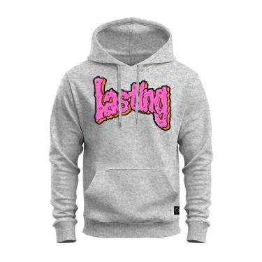 Imagem de Moletom Lasting Estampado Agasalho Varias Cores - Nexstar, Cinza, M