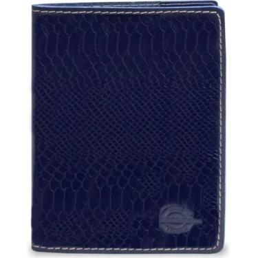 Imagem de Porta Passaporte em Couro Artlux 950, Azul