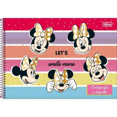 Imagem de Caderno de desenho Tilibra minnie 275x200mm 80 folhas