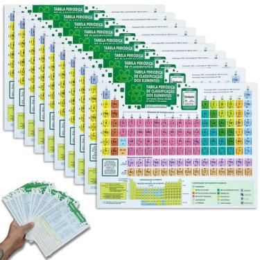 Imagem de 10 Tabela Periódica Elemento Químico Escolar Pequena Vestibular pequen
