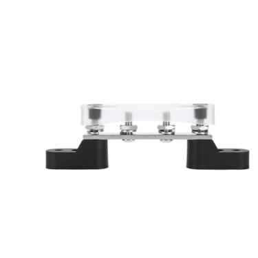 Imagem de Bloco de Junção Terminal Elétrico de Barra de ônibus 100Amp 4 Pinos 12~48V, Base de Náilon Reforçada Com Fibra de Vidro, Tira de Latão de Alta Corrente, Parafusos e Porcas de