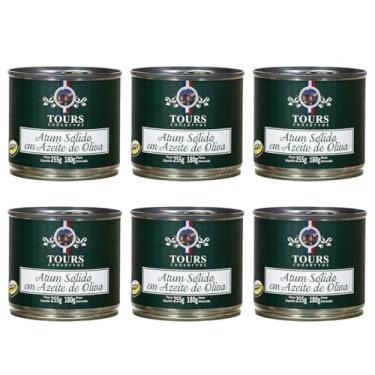 Imagem de Kit 6X: Atum Sólido em Azeite de Oliva Tours 255g