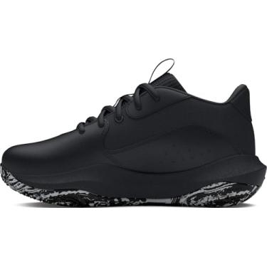 Imagem de Under Armour Tênis infantil unissex pré-escolar Lockdown 7, (004) Preto/Preto/Prata Metálico, 1 Little Kid