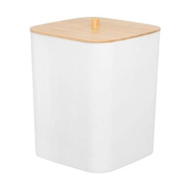 Imagem de Lixeira scandi square 6 5 l neu home style, BRANCO