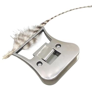 Imagem de Planejada de empate com mosca, braçadeira de empate com empate com mosca - Alicates de penas de metal Grampo de ferramenta de empate de mosca | Equipamento de pesca com mosca, equipamento de pesca ao