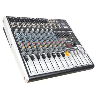 Imagem de AMW M10 FX v3 Mesa de Som 10 Canais 99 Efeitos DSP Interface de Áudio Independente 2x2 USB Sub Out Eq