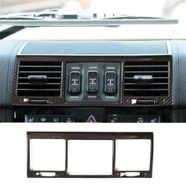 Imagem de Acabamento da moldura da tampa da saída de ar condicionado do carro Central, adequado para Mercedes-Ben-z G Class W463 G350 G55 G63 2004 2005 2006 2007 2008 2009 2010 2011, acabamento de saída de
